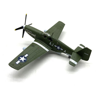 1:72 Military WW2 P-51B Mustang Fighter Alloy Aircraft Model Plane Ornaments A