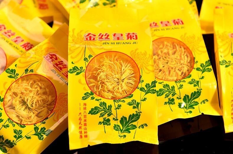Premium Natural Gold Chrysanthemum A Large Cup of Herbal Tea In Summer 4 Pieces