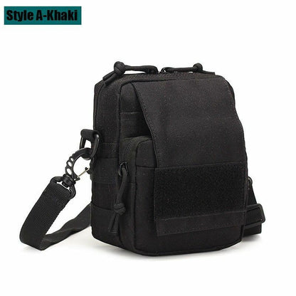 Tactical Pouch Shoulder Waist Bag Waterproof Nylon Multifunction Hunting Travel