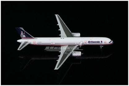 1:400 JC Wings Britannia BOEING 757-200 Passenger Airplane Diecast Plane Model