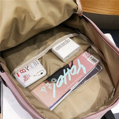 Women Backpack Shoulder Bag Fashion School Bag 40*29*12 CM Waterproof Polyester