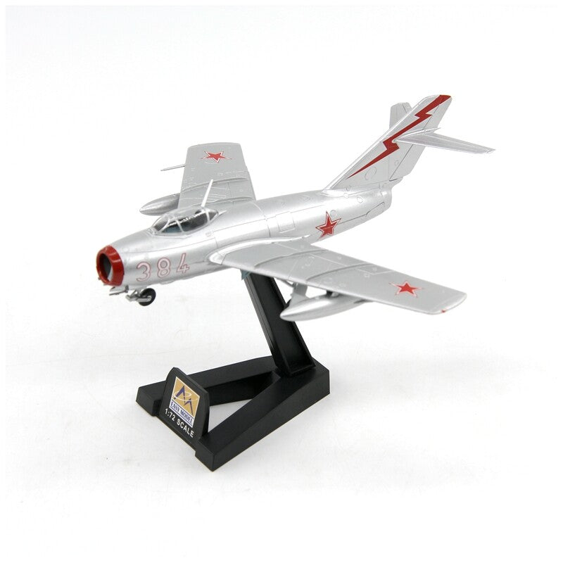 1/72 Soviet Air Force Mig-15 fighter red model 384 # Mig-15 aircraft model