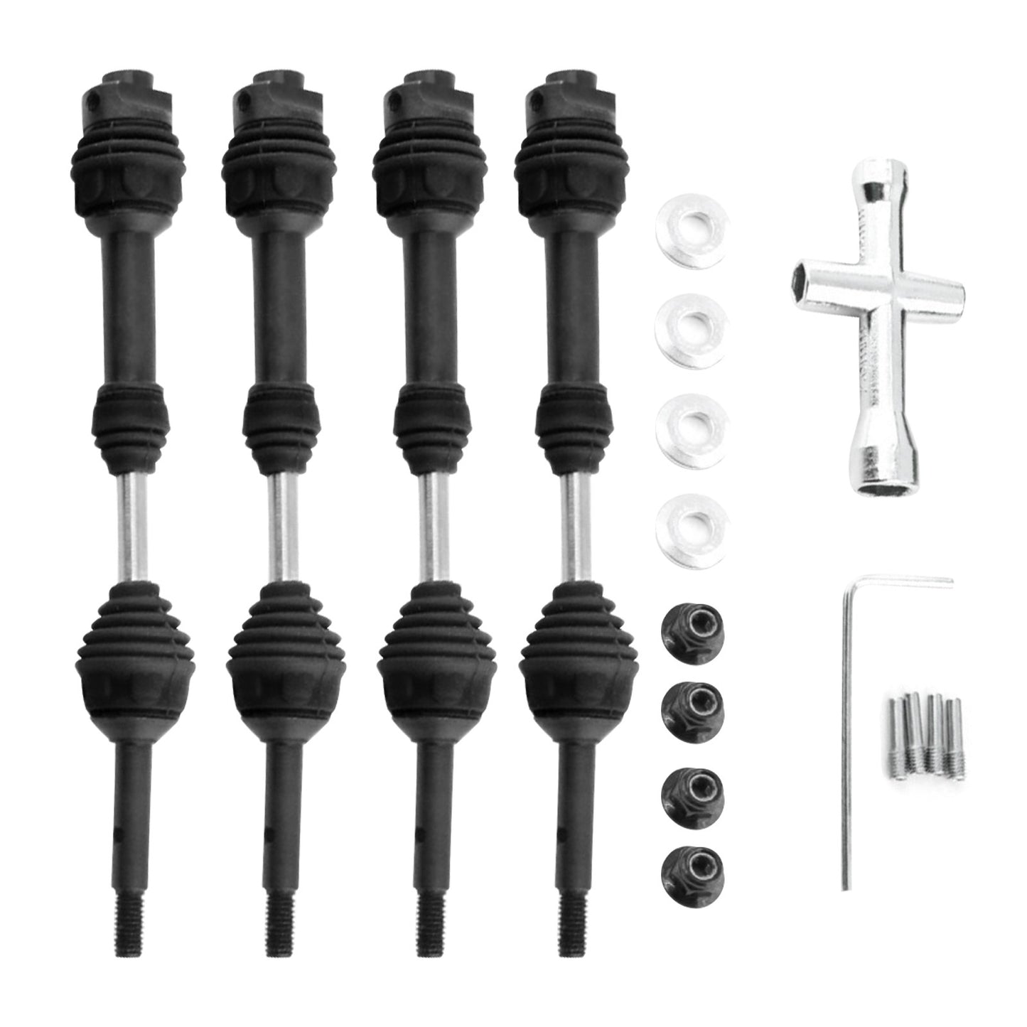 1/10 RC Front&Rear Drive Shafts For TRAXXAS Hoss/Rustler/Slash/Stampede 4X4 2wd