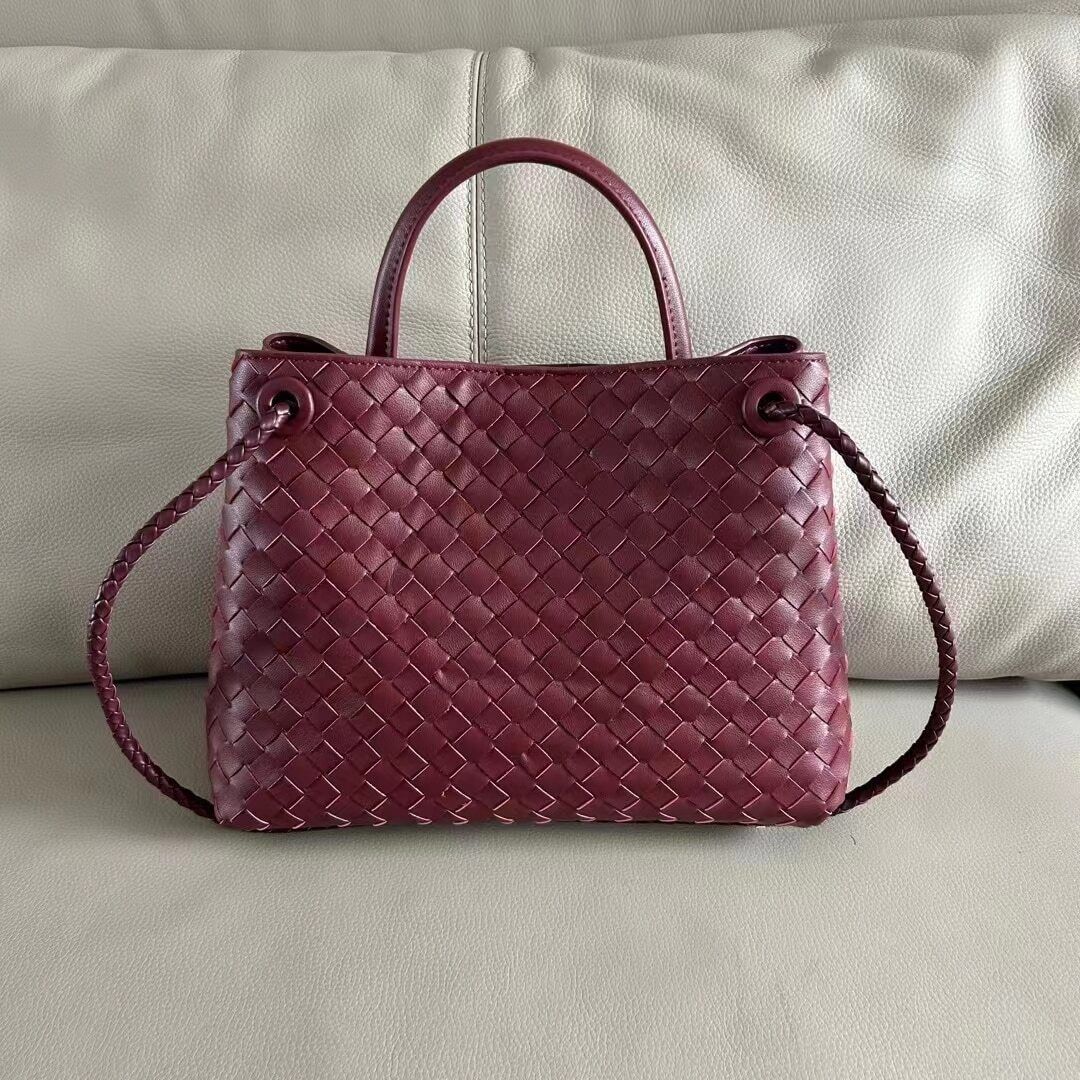 Rope Buckle Braided Tote Bag One Shoulder Portable Cross-body Women's Bag