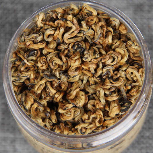 Fengqing Dianhong Black Tea Jinluo Single Sprout Tea Black Tea 65g Small Pot