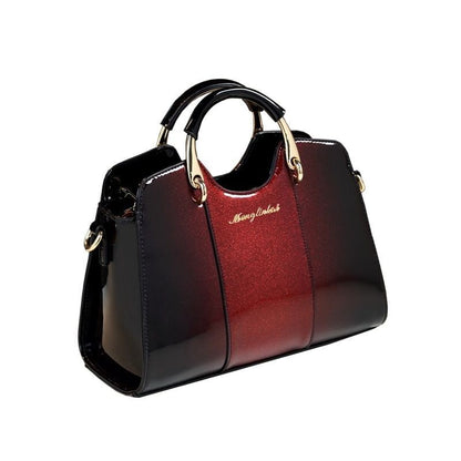 Pillow Shoulder Bag Patent Leather Handbags Messenger Clutch 33*13*22/29*12*20CM