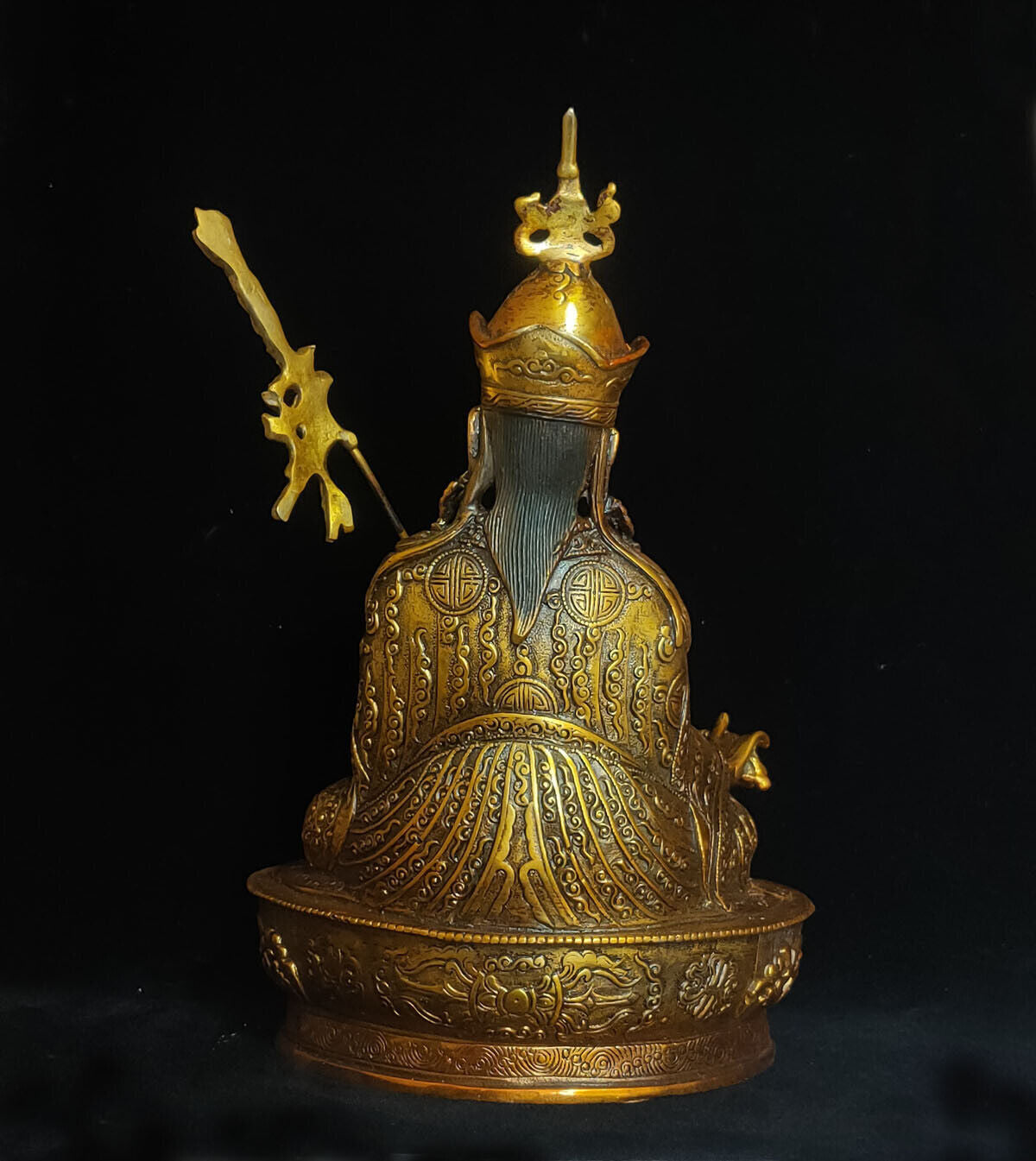 Orgyen menla Guru Padmasambhava Rinpoche Buddha Statue Vajra monks blessing