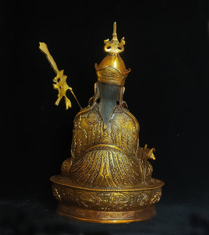 Orgyen menla Guru Padmasambhava Rinpoche Buddha Statue Vajra monks blessing