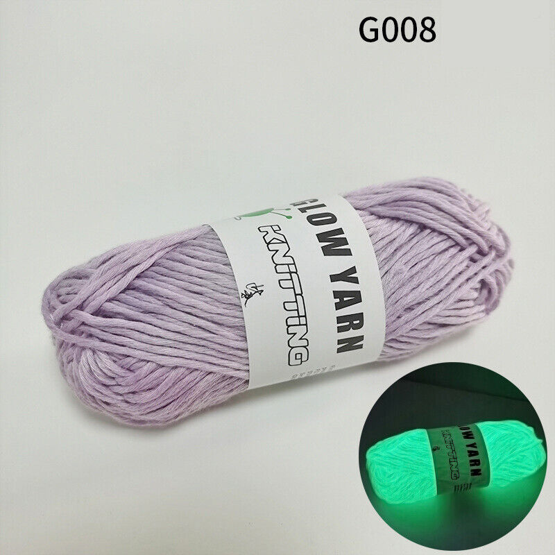 Hat Wool Yarn Functional Yarn Knitting Material Scarf Accessories Luminous DIY