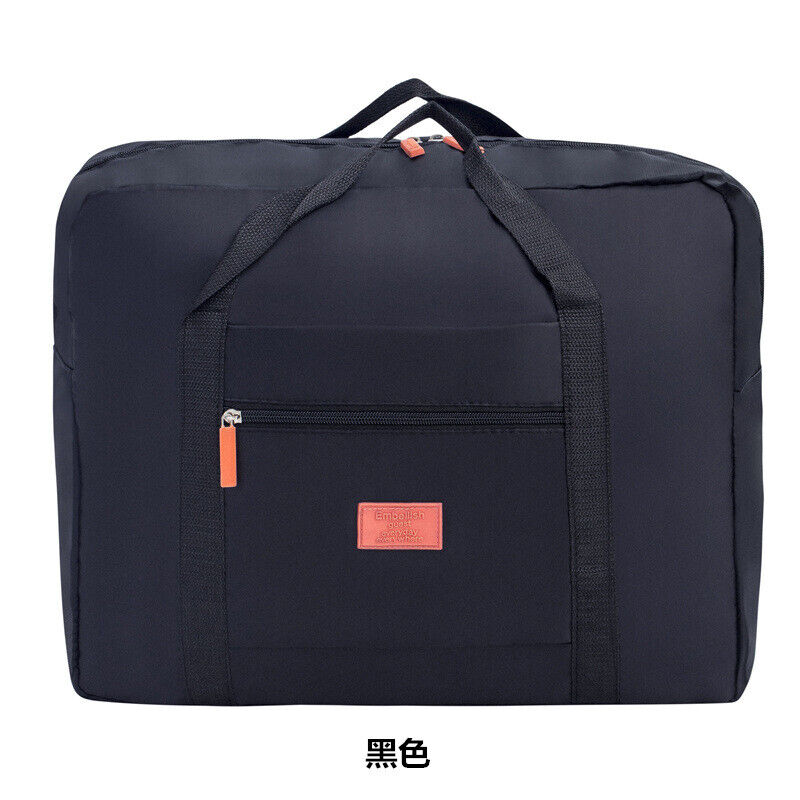 Large Capacity Travel Bags Folding Waterproof Durable Handbag Solid Color Unisex
