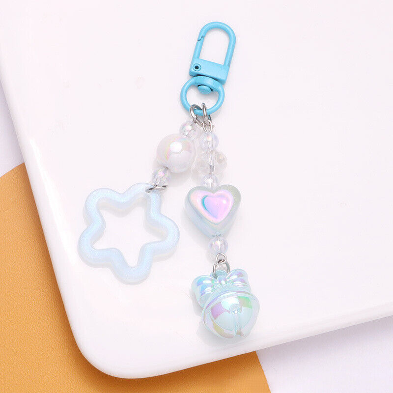 Pentagram y2k Star Keychain Cute Charm Key Ring Handbag Lanyard Accessories
