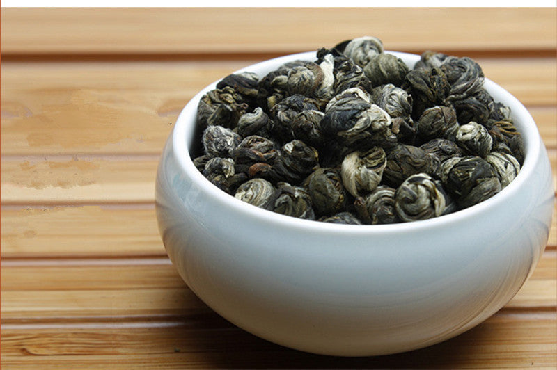 Jasmine Dragon Pearls Green Tea Premium Organic Flower Scented Tea 250g
