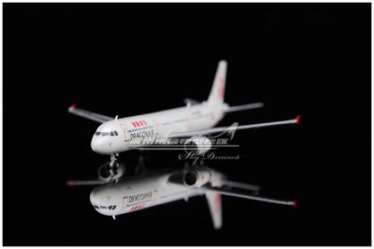 1:400 JC Wings DRAGONAIR AIRBUS A321 Passenger Airplane Diecast Aircraft Model