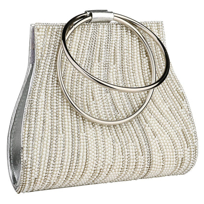 Evening Bag Diamond Rhinestone Clutch Silver Purse Handbags Clutches 9*9*13 CM