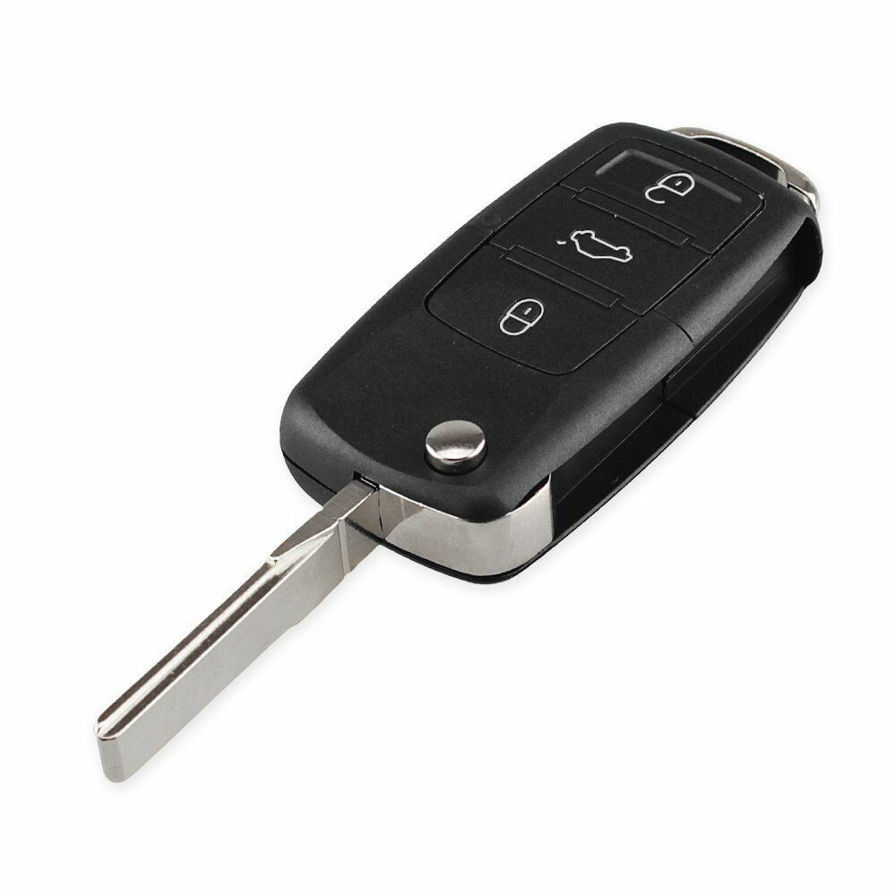 Car Key Shell For Volkswagen VW Jetta Golf Passat Skoda Flip Fold B5 B6 Beetle