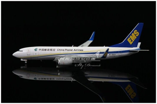 1:400 JC Wings China Post Airlines EMS BOEING 737-800F Airplane Diecast Model