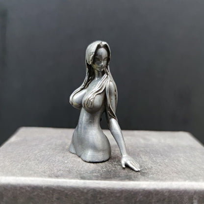 New Brass Black Naked Girl Statue Art Model Artwork Pendant