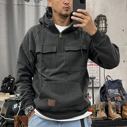Male Clothes Sweatshirt for Men Green Winter Loose New