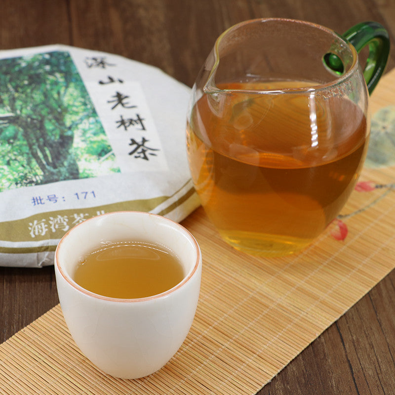 HAIWAN Brand Old Comrade Deep Mountain Old Tree Pu-erh Tea Cake 2017 500g Raw
