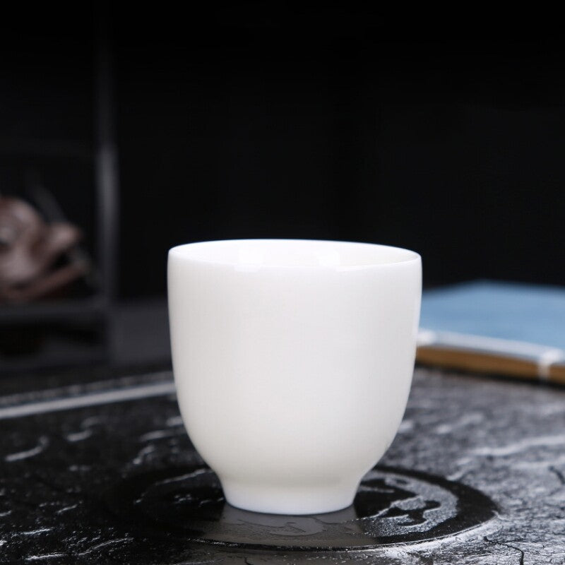 Sold At A Loss One Tea Cup Fat Mutton Jade Porcelain Master Cup Ceramic Dehua