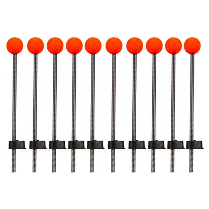 10pcs Ice Fishing Rod Spring Top Tip Winter Fishing Pole Lake Ocean Extension