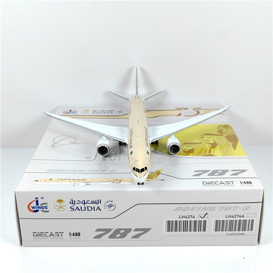 1:400 JC Wings SAUDIA BOEING B787-9 Passenger Airplane Diecast Aircraft Model