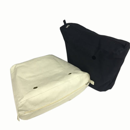 Waterproof Insert Inner Lining Zipper Pocket Bag Handbag Silicone Package Canvas