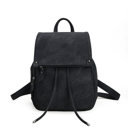 Lady Rucksack Women's Travel Bag Girl's College Backpack Shoulder Bag PU Leather