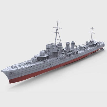 SSMODEL 1/700 Bourrasque-Class French Destroyer Bourrasque 1939
