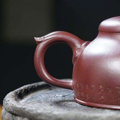 Traditional Craft Handmade Tea Pot 9 Infuser Holes Yixing Zisha Clay Master Pot
