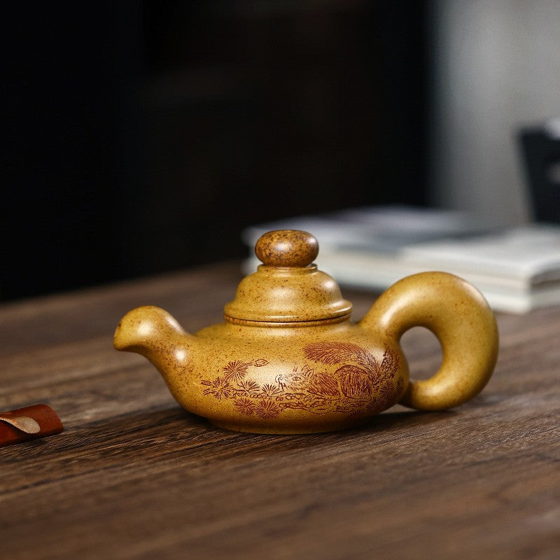Yixing Zisha Pot 300cc Teapot Household Kung Fu Tea Set