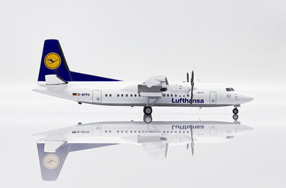 1:200 JC Wings Lufthansa FOKKER 50 Passenger Aircraft Diecast Airplane Model