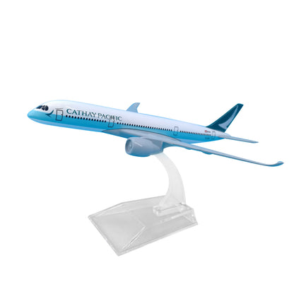 1/400 15cm Aircraft Asia Cathay Pacific A350 Alloy Diecast Plane Model Scene c