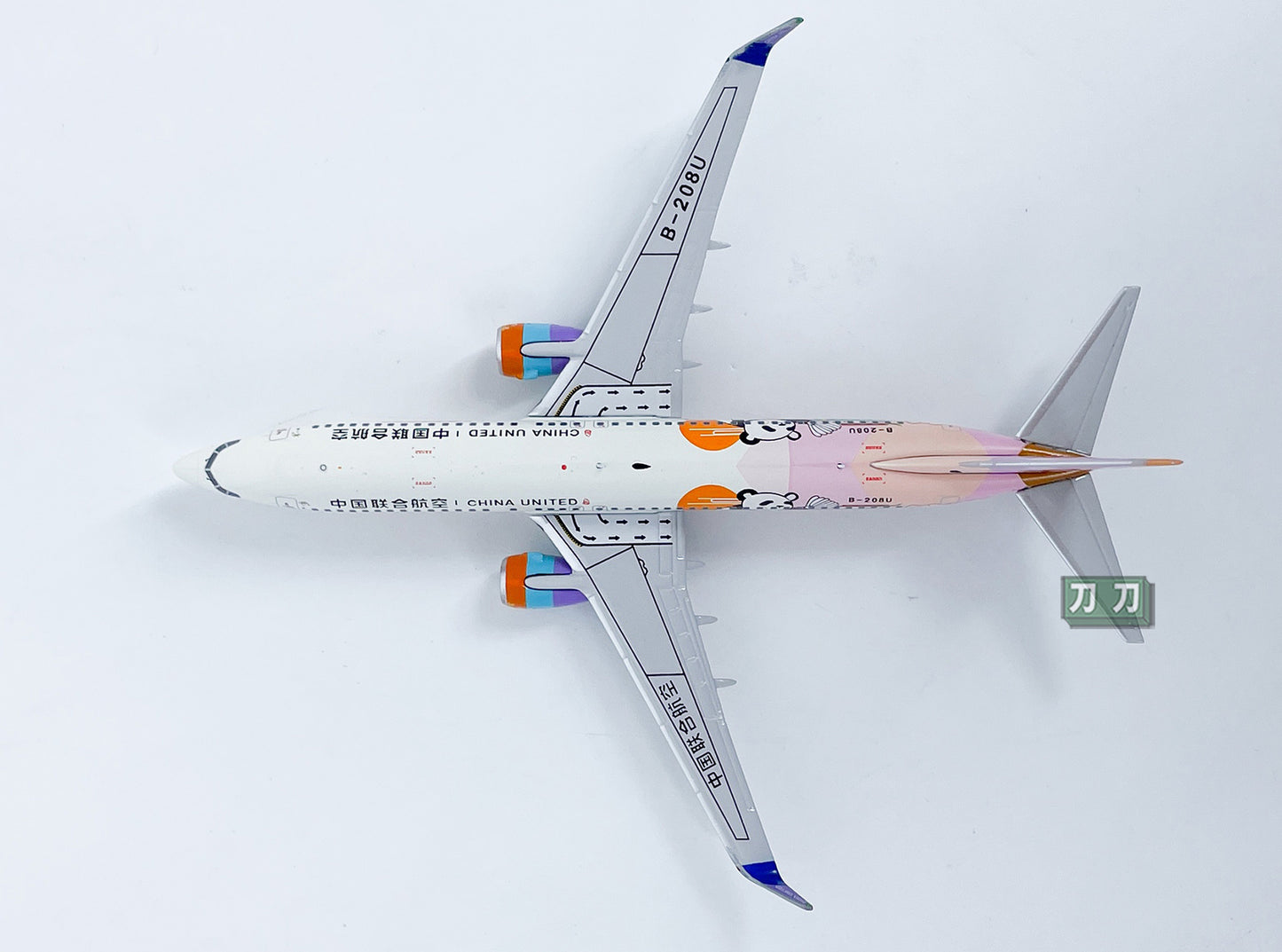 1:400 NG Models CHINA UNITED B737-800 Passenger Airplane Diecast Aircraft Model