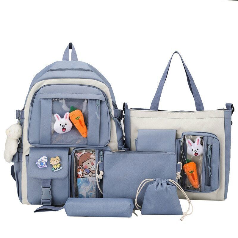 Women Backpack Multi Pockets Student Schoolbags Leisure Rucksack Backpack