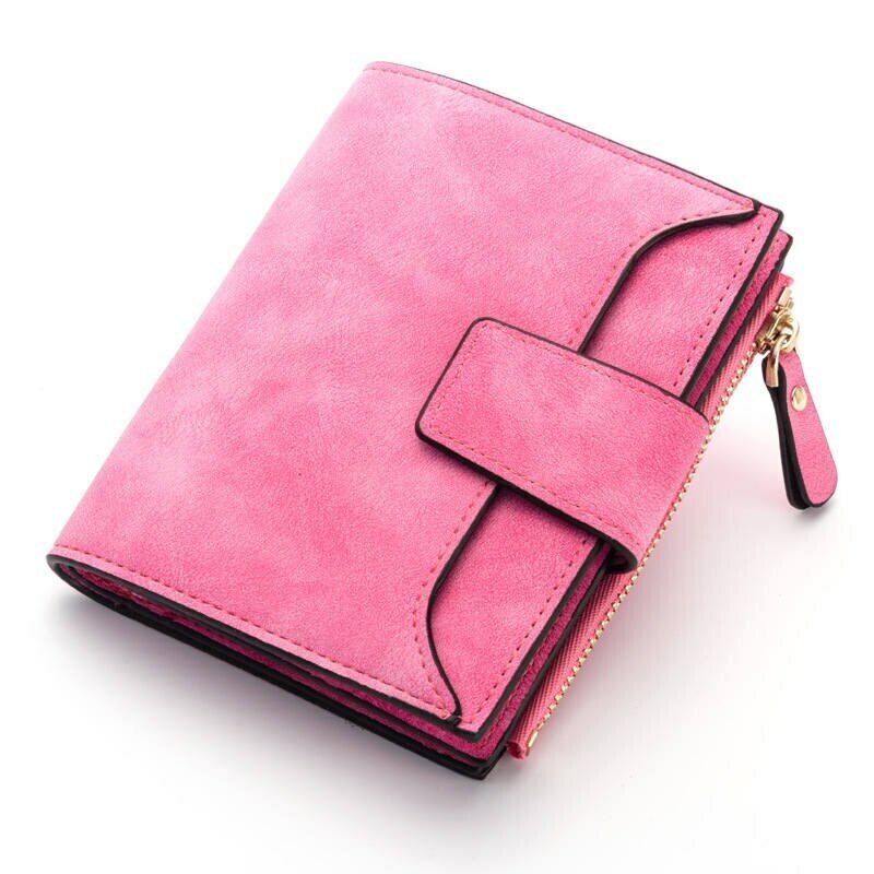 Female Coin Purse Card Clamps Cash Clip Women Wallet Billfold Lady Pouch Handbag