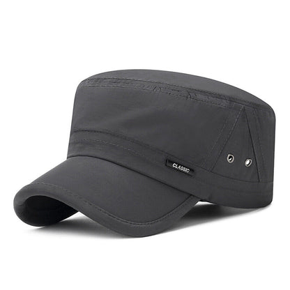 Buckle Back Cap Snapback Caps Flat Hats Army Cap Sun Visor Cap All-match