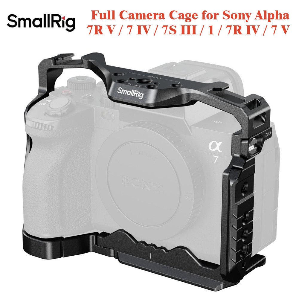 SmallRig Full Camera Cage for Sony Alpha 7R V / 7 IV / 7S III / 1 / 7R IV / 7 V