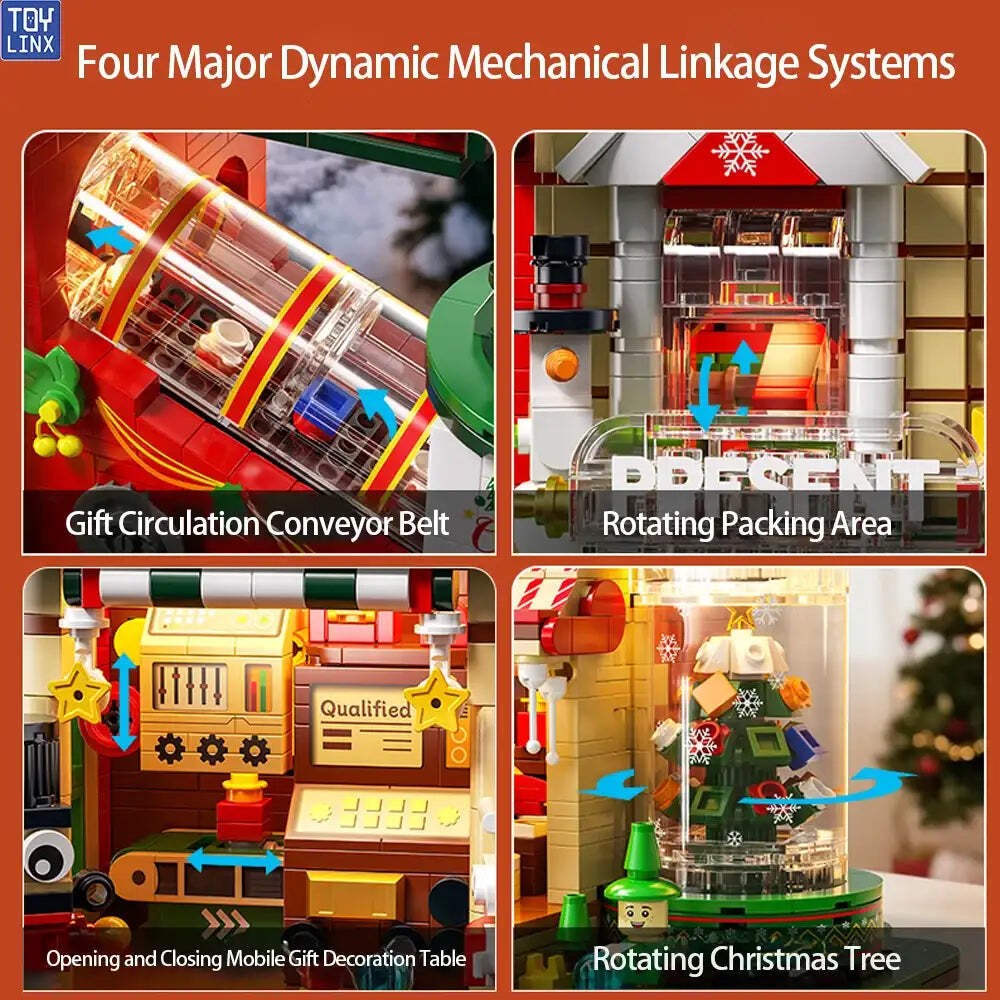 Christmas Building Block Factory Set – 2782 PCS DIY Kit