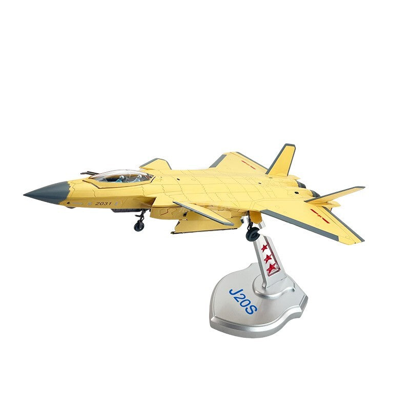 1:45 45CM J-20S Stealth Fighter Jet Aeroplane Diecast Military Aircraft Model