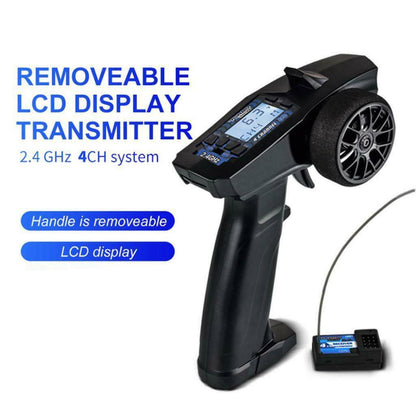 2.4G 4CH Removeable Handle Waterproof Remote Controller Transmitter+Receiver
