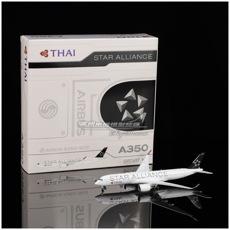 1:400 JC Wings THAI STAR ALLIANCE AIRBUS A350-900 Plane Diecast Aircraft Model