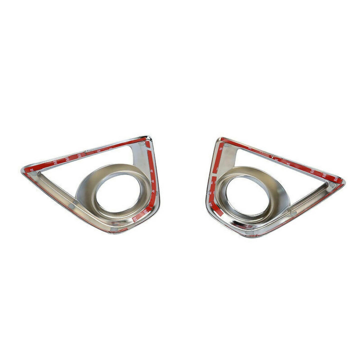 Silver Exterior Decor Chrome Front Fog Light Cover Trim For Mazda CX-5 2013-2014