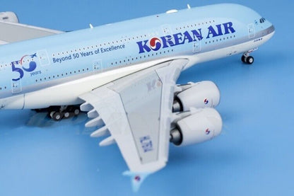 1:400 JC Wings KOREAN AIR AIRBUS A380 Passenger Airplane Diecast Aircraft Model