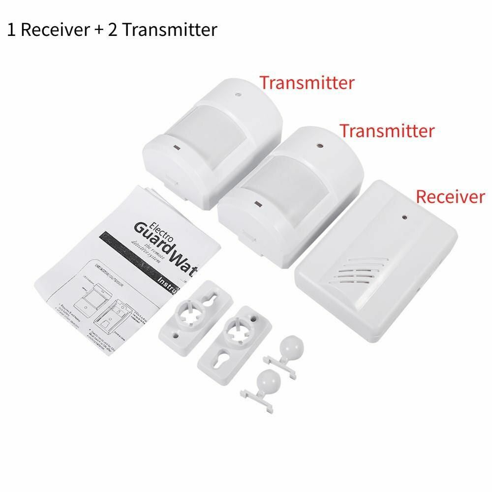 Wireless PIR Motion Sensor Alarm Detector Home Door Bell Security Alarm Systems