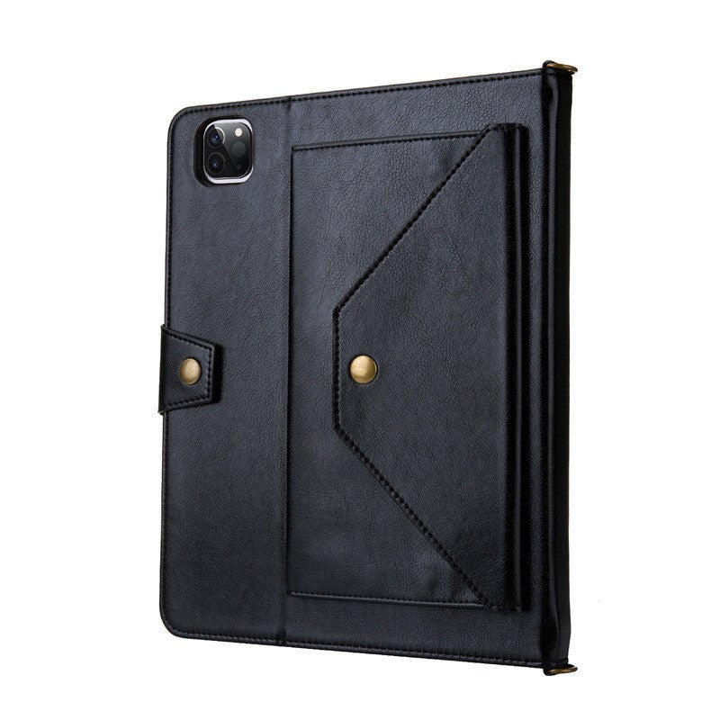 Leather Case with Crossbody Strap for iPad Air 11"/ 10th/11th/12th/13th/Samsung
