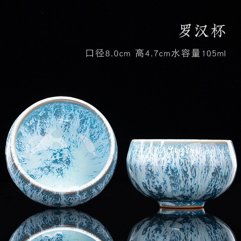Tea Cup Ceramic Kungfu Teacup Chinese Jianzhan Traditional Ceramic Art Best Gift