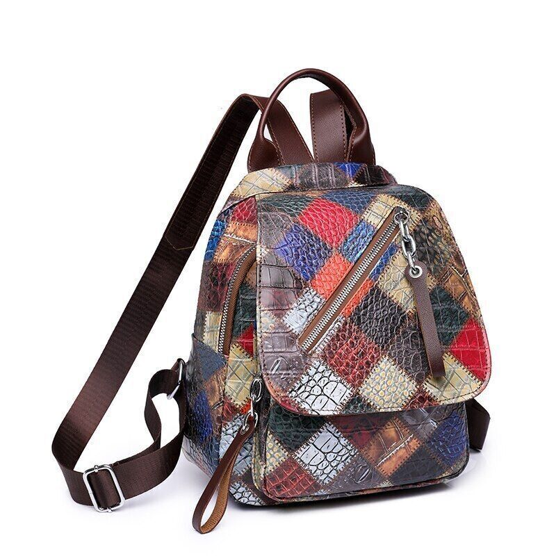 Leather Backpack Women Casual Small Ladies Travel Bag Backpack Teenage Girls