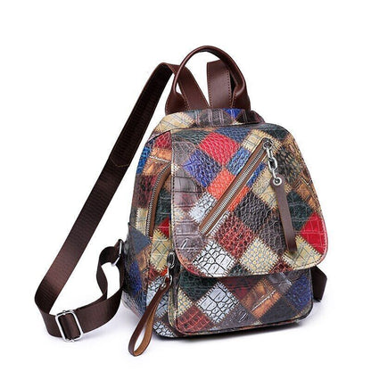 Leather Backpack Women Casual Small Ladies Travel Bag Backpack Teenage Girls