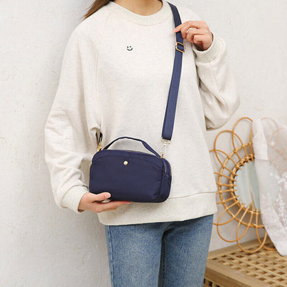 Large Capacity Waterproof Zipper Handbags Crossbody Bags Nylon Shoulder Bag